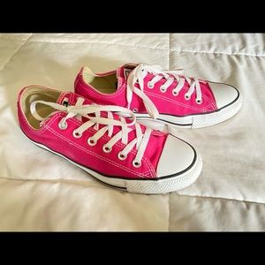 Hot pink Chuck Taylors